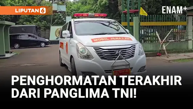 Panglima TNI Agus Subiyanto Berikan Penghormatan Terakhir ke Korban Ledakan Garut
