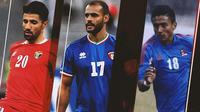 Ilustrasi - 3 bintang yang bakal dihadapi timnas indonesia di Kuwait (Bola.com/Adreanus Titus)