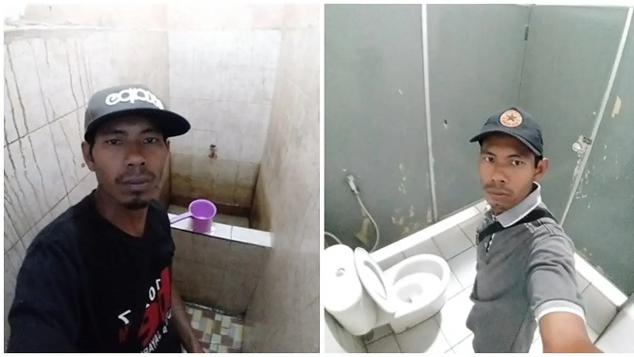 Pria Ini Punya Hobi Selfi Di Kamar Mandi, 7 Potretnya Malah Bikin Geli
