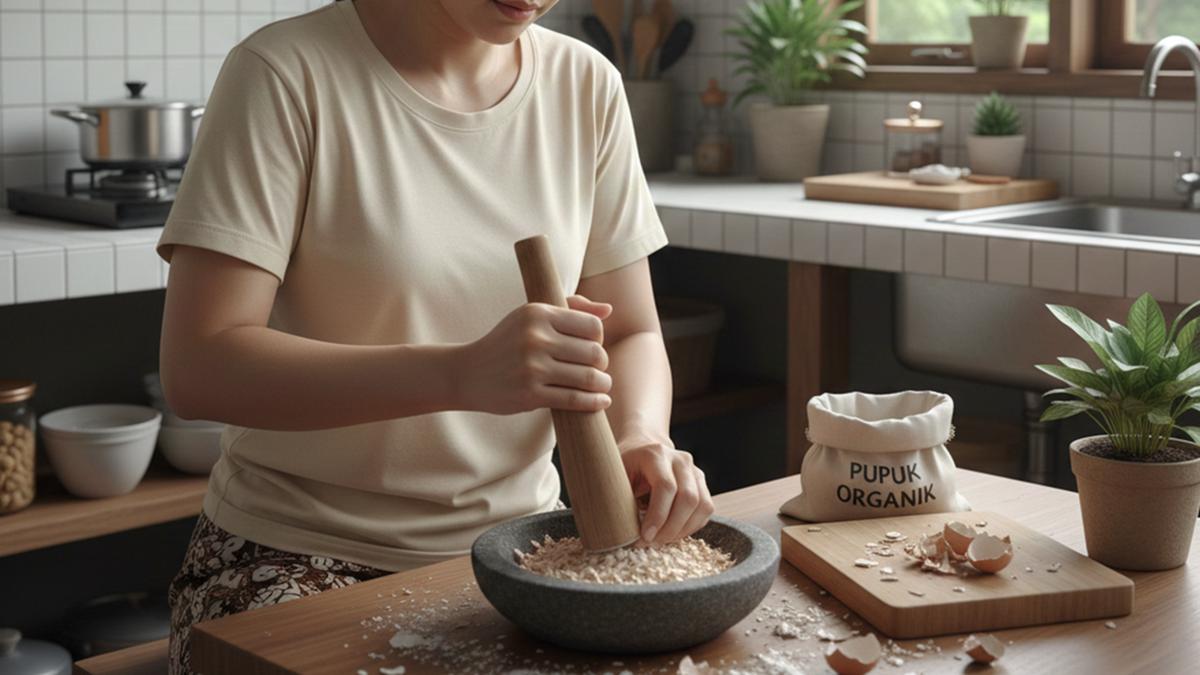 Cara Mengolah Cangkang Telur Menjadi Pupuk untuk Suburkan Tanaman