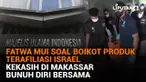 Mulai dari fatwa MUI soal boikot produk terafiliasi Israel hingga kekasih di Makassar bunuh diri bersama, berikut sejumlah berita menarik News Flash Liputan6.com.