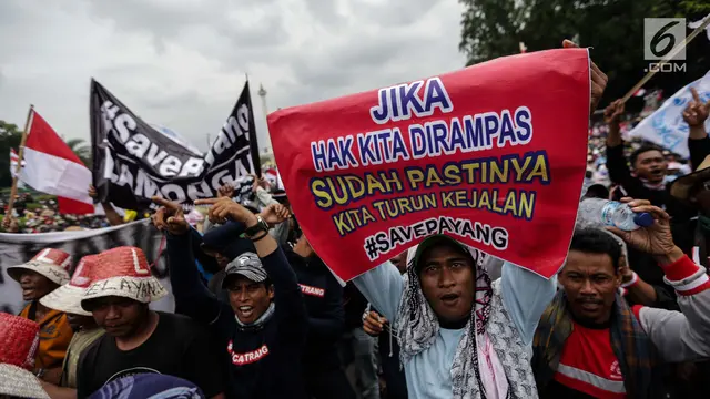 Demo Tolak Pelarangan Cantrang