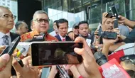 Sekretaris Jenderal DPP PDI Perjuangan (PDIP), Hasto Kristiyanto rampung menjalani pemeriksaan sebagai saksi oleh penyidik Komisi Pemberantasan Korupsi (KPK). (Foto: Liputan6.com/Ady Anugrahadi).