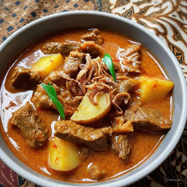 Resep Kari Daging Kentang