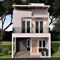 ilustrasi desain rumah 2 lantai by kiswanto hery