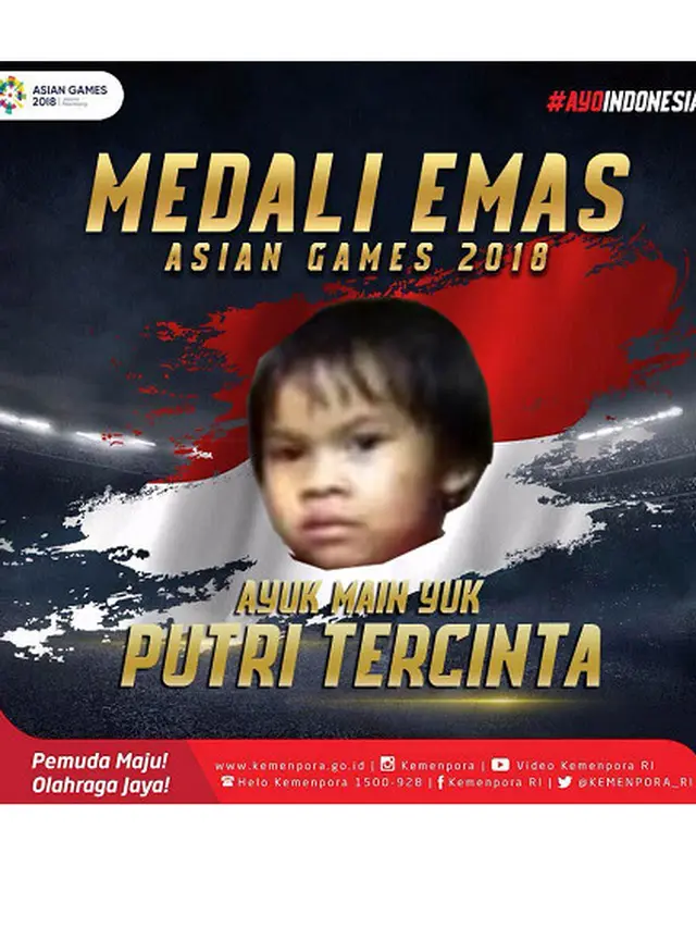Kelewat Kreatif, Begini Aksi Warganet Ikut-Ikutan Menang Medali Emas Asian Games