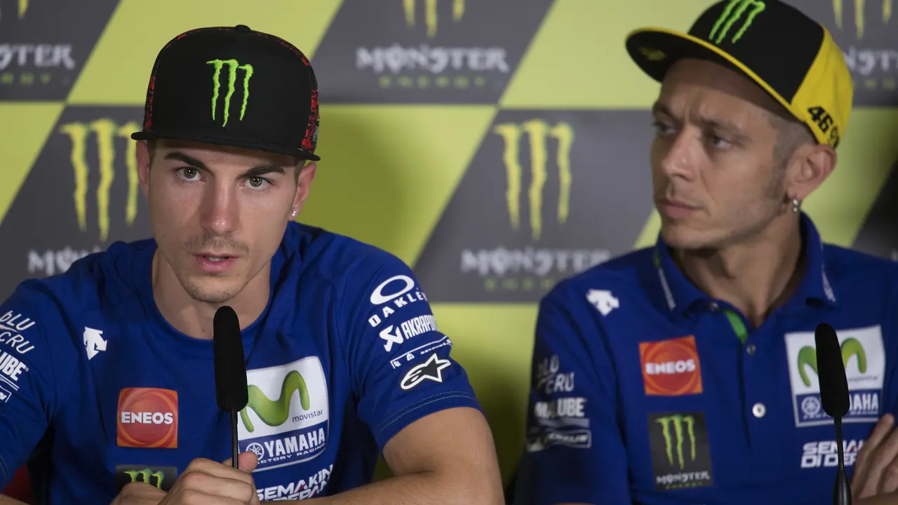 Valentino Rossi dan Maverick Vinales