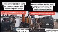 Viral Video Isi Bensin di SPBU pada Tahun 80an, Bikin Kangen Suasana Zaman Dulu (TikTok/@rikkoardian)