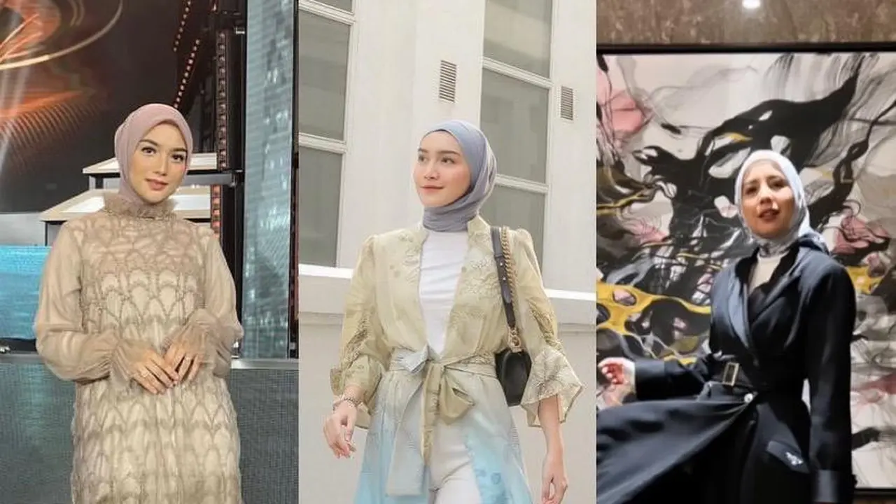 7 Ide OOTD Kondangan Hijab Simple ala Seleb, dari Citra Kirana hingga Tya Ariestya