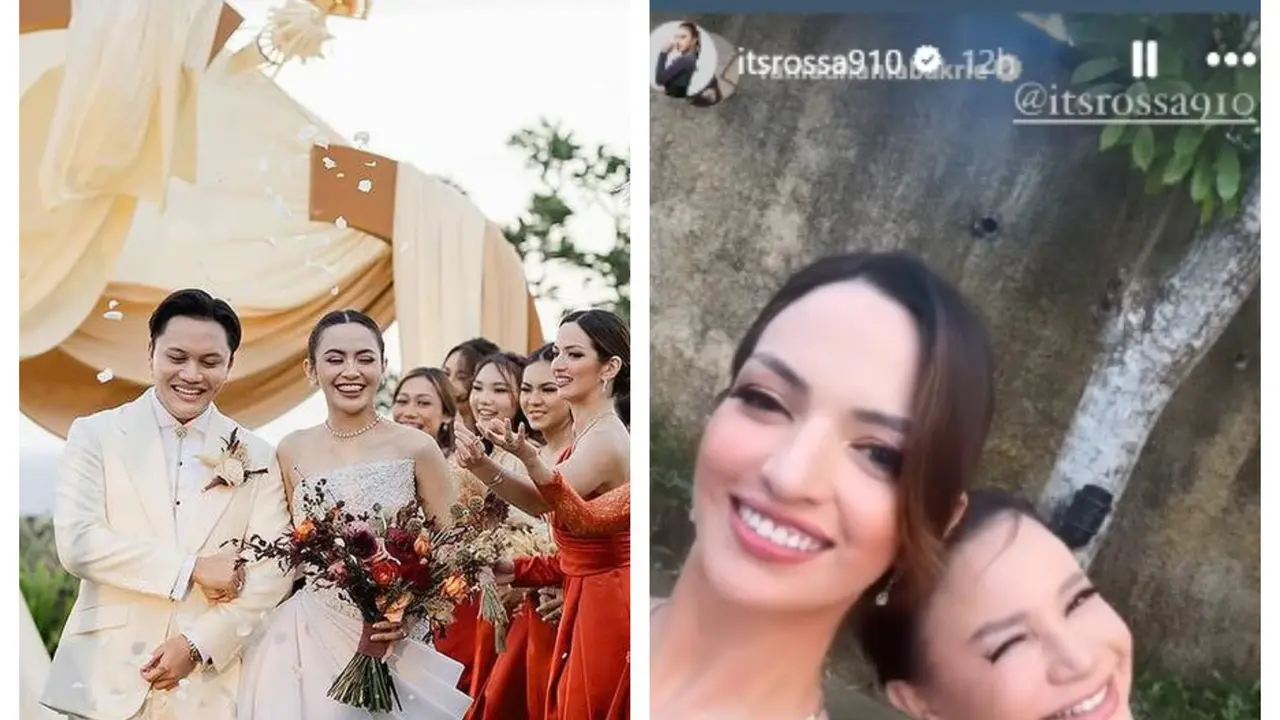 Nia Ramdhani dan Rossa, Jadi Bridesmaids Rizky Febian dan Mahalini di Bali