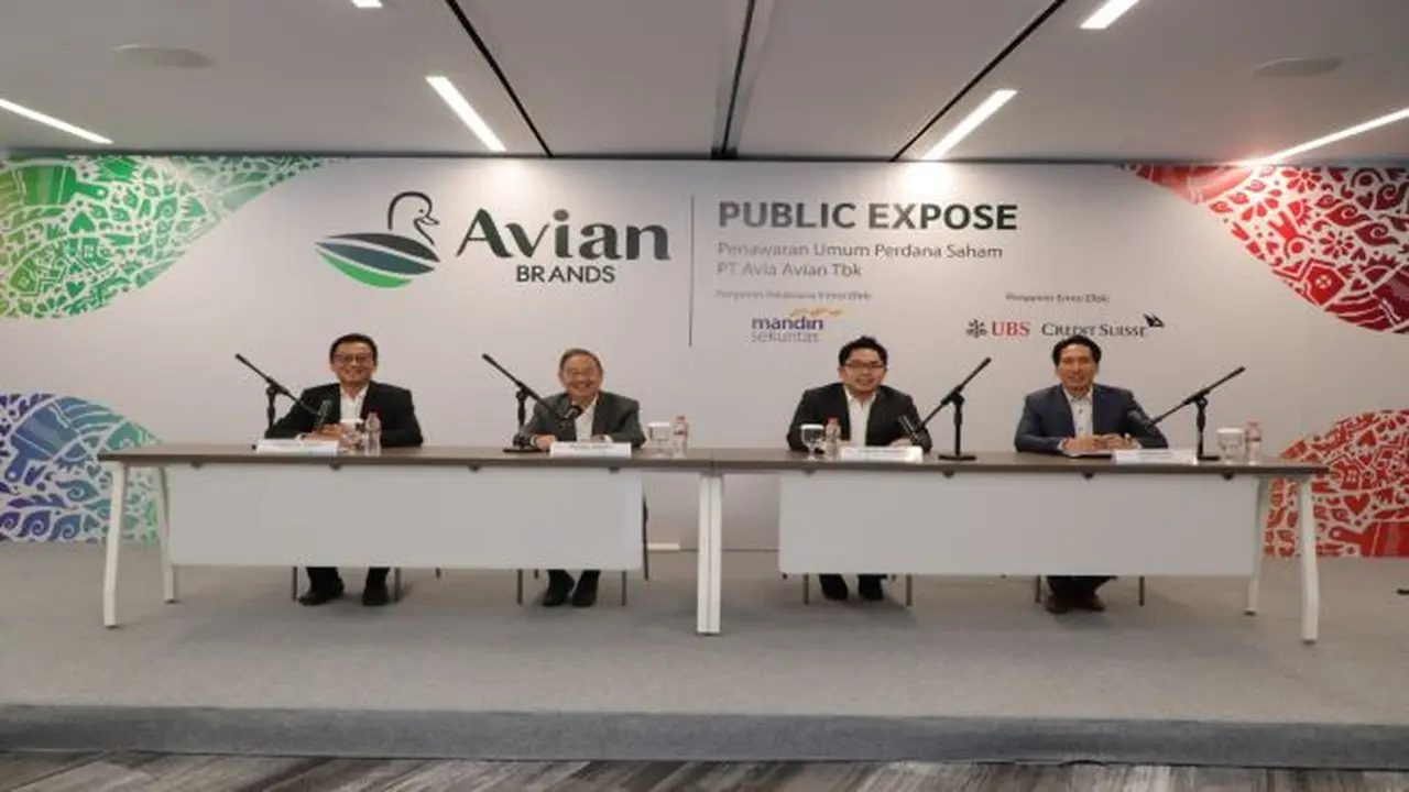 Paparan publik PT IPO PT Avia Avian Tbk pada Jumat, (12/11/2021) (Foto: Istimewa)
