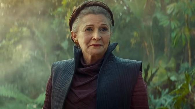 Carrie Fisher dalam Star Wars: The Rise of Skywalker. (Foto: Dok. IMDb/ Walt Disney)
