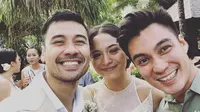 Baim Wong di pernikahan Chicco Jerikho dan Putri Marino. (Instagram/baimwong)