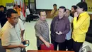 Rapat Pleno Partai Golkar kembali dilanjutkan tanpa kehadiran Ketua Umum Aburizal Bakrie di DPP Partai Golkar, Jakarta, Selasa (25/11/2014). (Liputan6.com/Johan Tallo)  