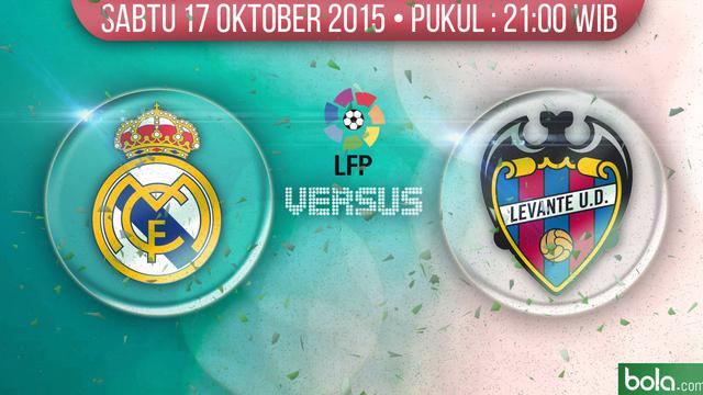 Real Madrid vs Levante (Bola.com/samsul Hadi)