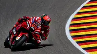Fabio Quartararo saat beraksi di MotoGP Jerman (AFP)