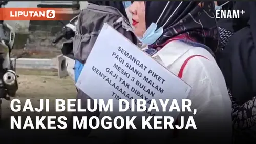 VIDEO: Gaji Belum Dibayar, Nakes di Wakatobi Mogok Kerja