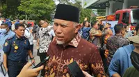 Ketua Dewan Perwakilan Wilayah Partai Keadilan Sejahtera Sumatera Barat (DPW PKS Sumbar) Mahyeldi Ansharullah. (Liputan6.com/Winda Nelfira)