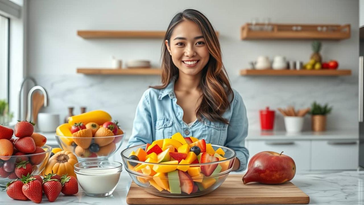 tujuan membuat salad buah