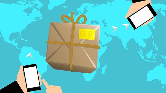 Ilustrasi ekspor, perdagangan internasional