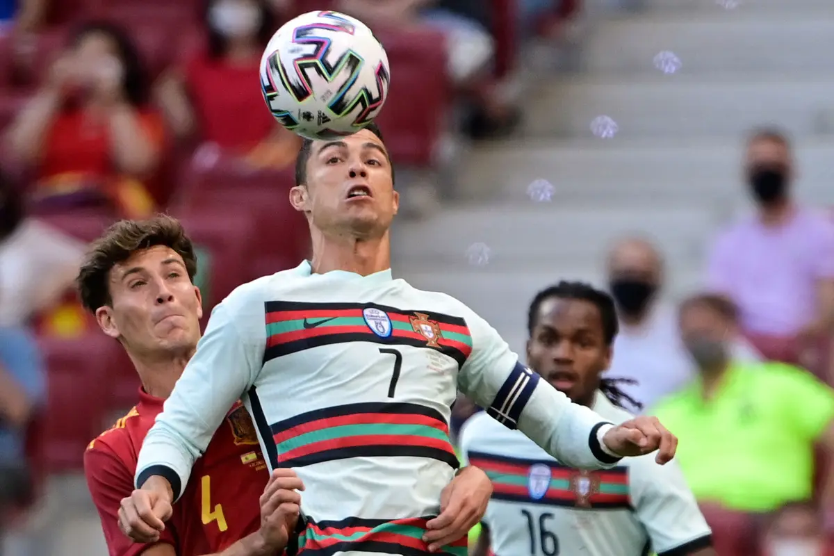 Foto Piala Eropa: Skor Kacamata, Duel Imbang Spanyol dan Portugal dalam Uji Coba Pertandingan Menjelang Euro 2020