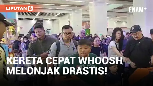 Libur Lebaran, Penumpang Kereta Cepat Whoosh Melonjak