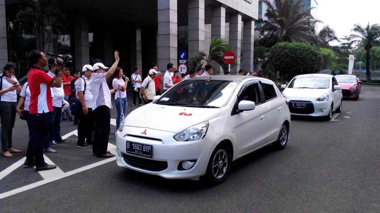 80 Mitsubishi Mirage Terima Tantangan Uji Irit BBM
