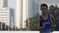 Atlet jalan cepat Indonesia, Hendro Yap. (Bola.com/Vitalis Yogi Trisna)