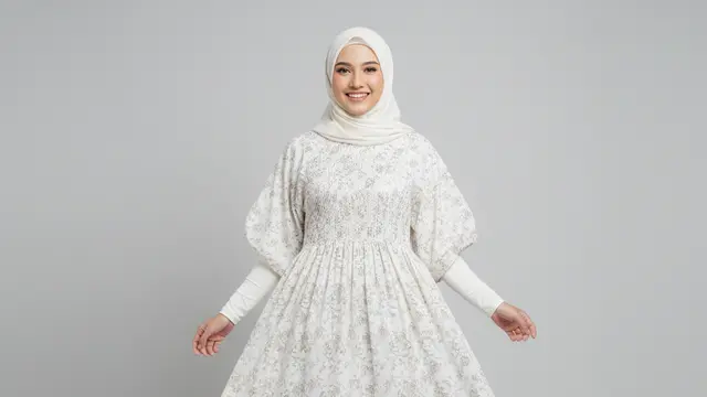 Model Gamis Batik Flowy Kain Ringan untuk Aktivitas Harian yang Stylish. Gemini