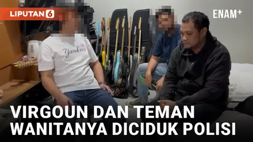 VIDEO: Pakai Sabu, Virgoun Diciuk Polisi bersama Temang Wanitanya Berambut Pirang