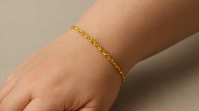Model Gelang Emas Kecil untuk Tangan Gemuk/Ilustrasi AI