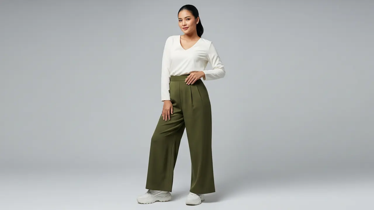 Model Celana Panjang Wanita untuk Paha Besar