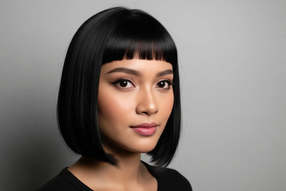 Model Rambut Pendek Wanita Cina