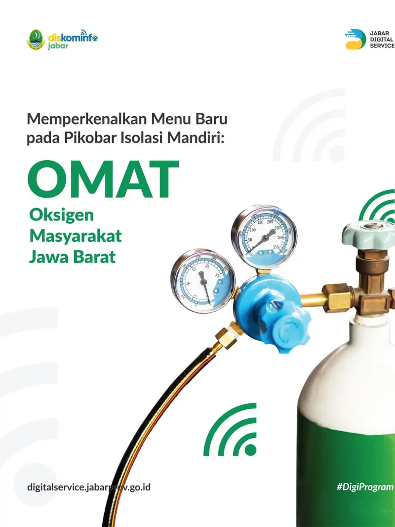 Untuk mengatasi ancaman kelangkaan oksigen bagi pasien Covid-19, Pemerintah Provinsi (Pemprov) Jawa Barat (Jabar) meluncurkan program Oksigen Masyarakat Jawa Barat (OMAT).