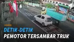 Korban langsung tersambar truk yang menyalip tersebut dan meninggal dunia di TKP.