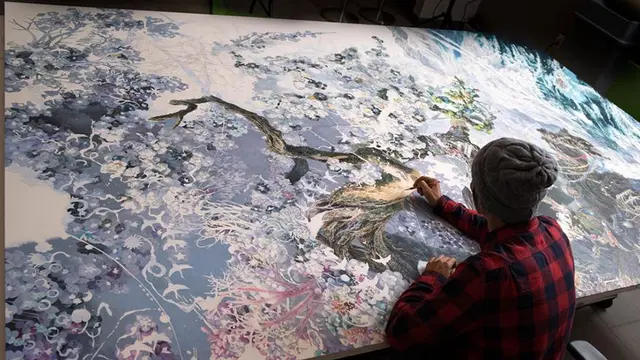 Lukisan dari pena
