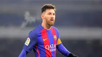 Striker Barcelona asal Argentina, Lionel Messi. (AFP/Ander Gillenea)
