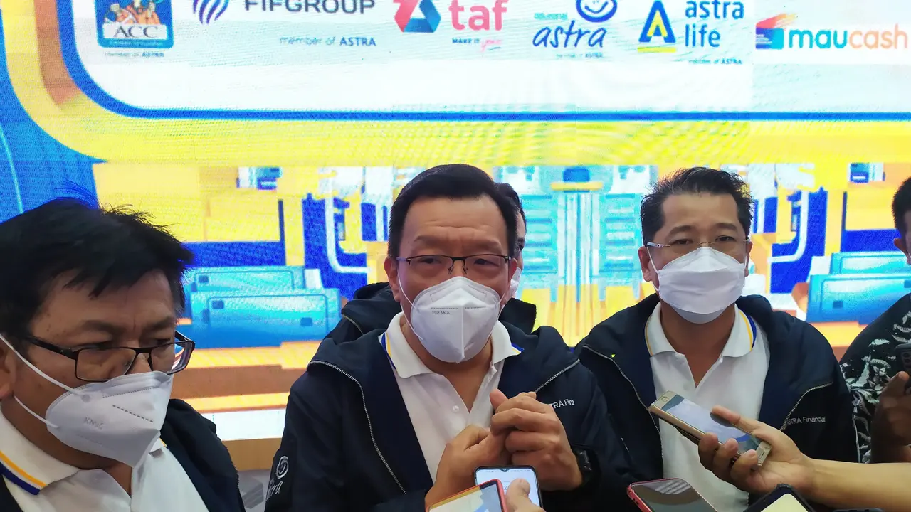 Project Director Astra Financial dan Logistic Gaikindo Indonesia International Auto Show (GIIAS) 2021 Gunawan Salim. (Dian Kurniawan/Liputan6.com)