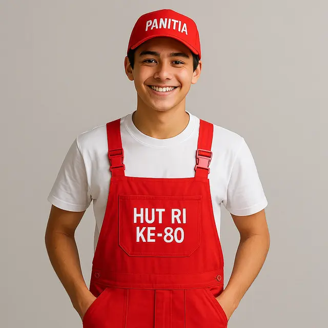 Desain Baju Panitia 17 Agustus yang Keren/ Ilustrasi oleh AI