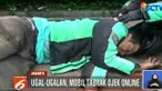 Menurut saksi mata, mobil minibus melaju kencang dari Rawasari menuju Salemba. Saat melewati Jalan Percetakan Negara, tabrakan pun terjadi.