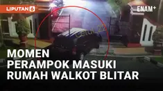 Viral! Rekaman CCTV Diduga Momen Rumah Dinas Wali Kota Blitar Dimasuki Perampok