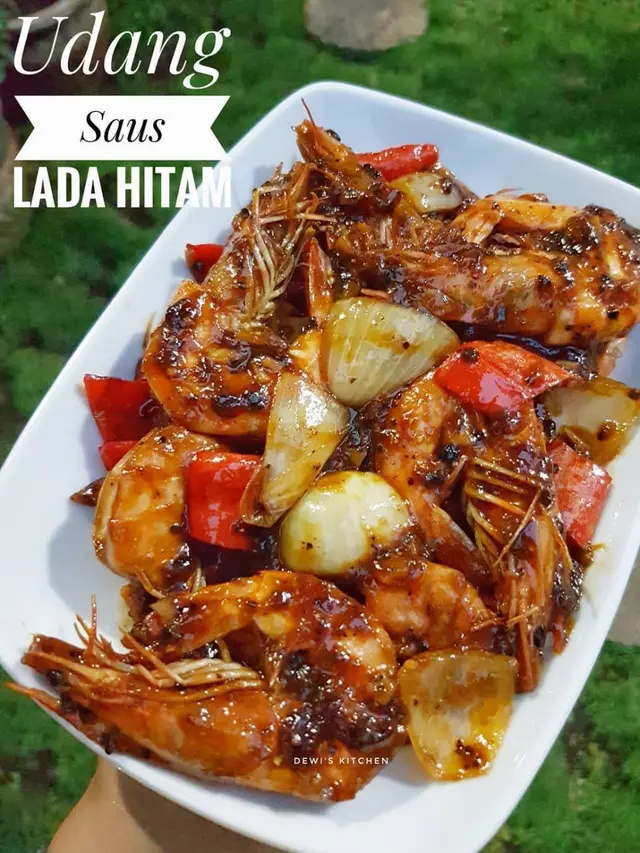 ilustrasi resep makanan berbahan dasar bumbu hitam yang gurih dan enak/Instagram: @ibuk_dewi