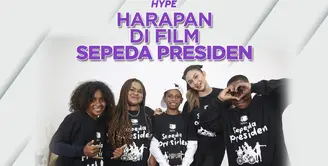 Harapan 3 Sekawan di Film Sepeda Presiden