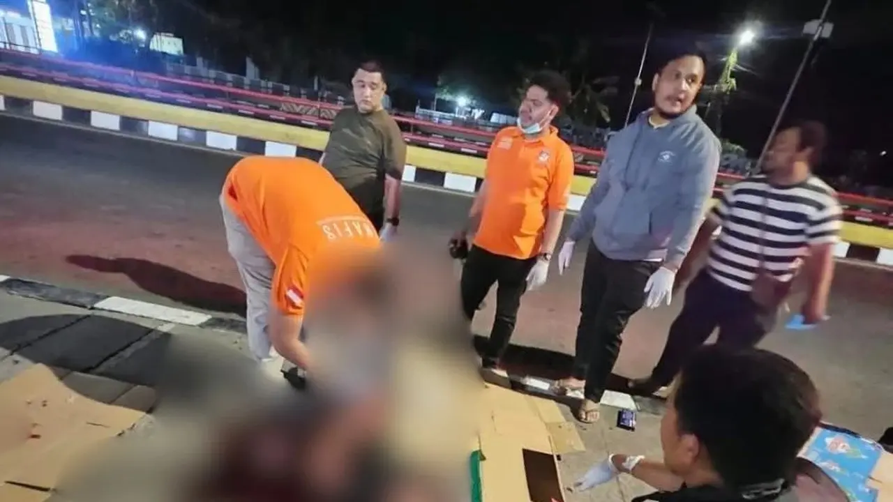 Korban meninggal penyerangan geng motor di Makassar. (Dok. Istimewa)