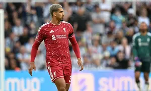 Bek Liverpool asal Uruguay, Ronald Araujo. (Paul ELLIS / AFP)