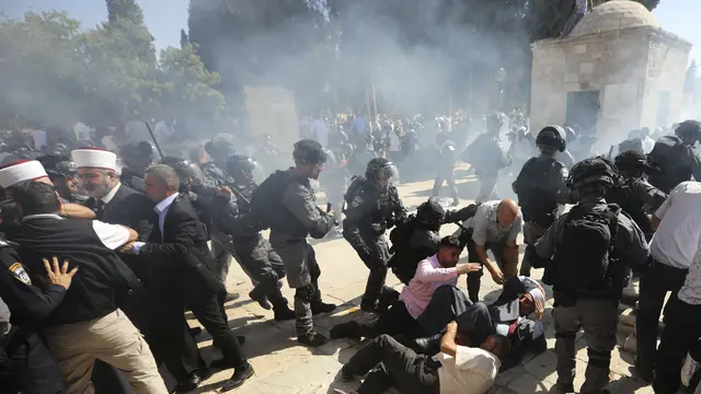 Idul Adha, Polisi Israel dan Warga Palestina Bentrok