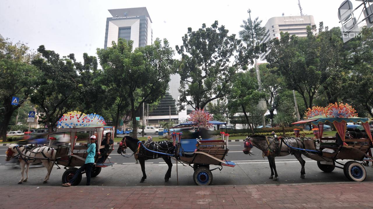 Pemprov DKI Jakarta Larang Delman Beroperasi Selama Asian Games 2018