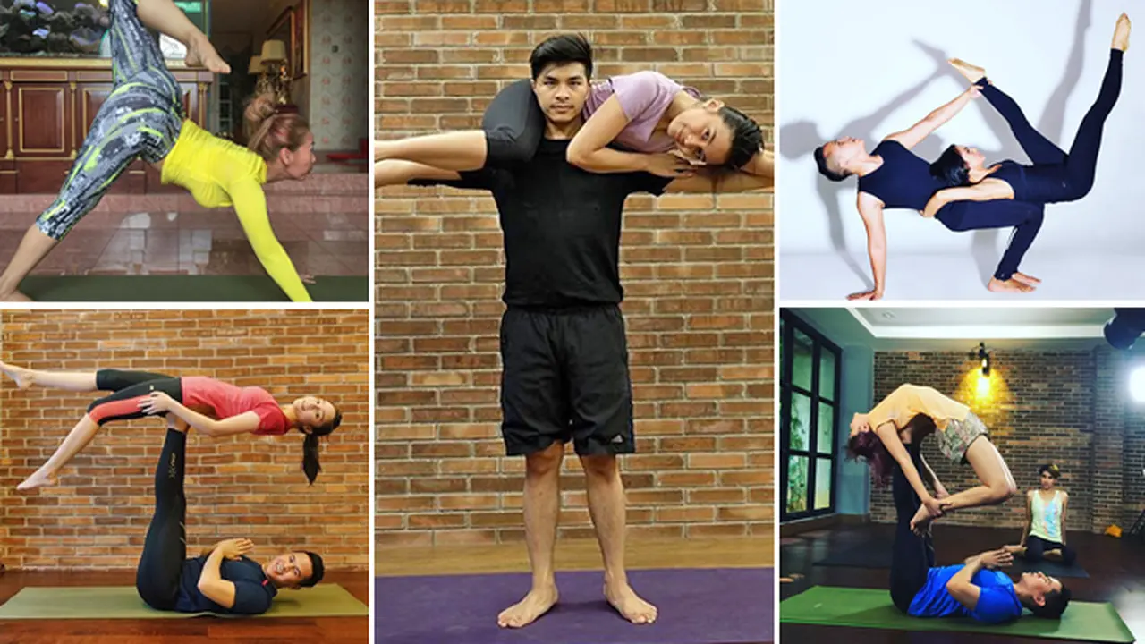 [Bintang] Akroyoga Artis juga Chelsea Olivia dan Glenn Alinskie
