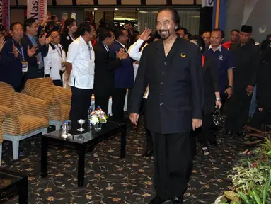 Banjir Petinggi Partai Politik di Rakernas Partai Nasdem 