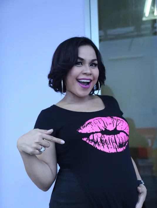 Melaney Ricardo saat ditemui di kawasan Mampang, Jakarta Selatan, Jumat (26/2). (Andy Masela/Bintang.com)